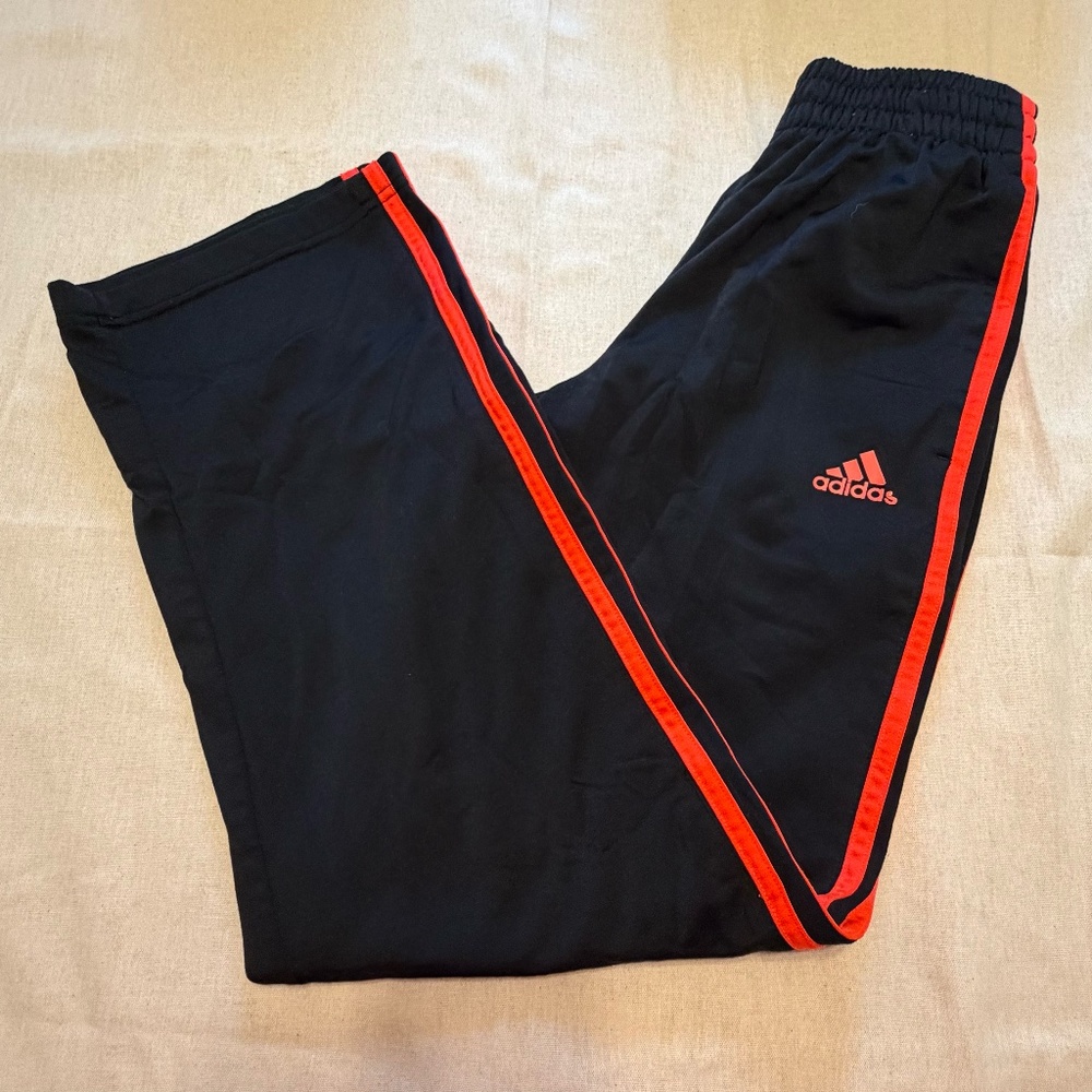 Red Adidas Striped Pants